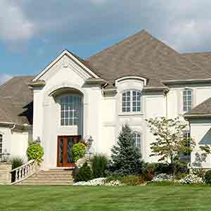 large House with off white stucco